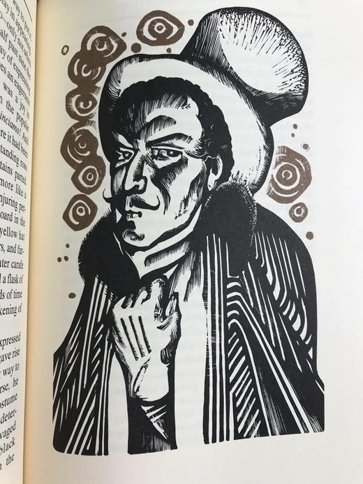 限量版！托马斯・曼《托马斯・曼：五个故事》 配插图 富兰克林图书馆豪华皮装本 商品图8