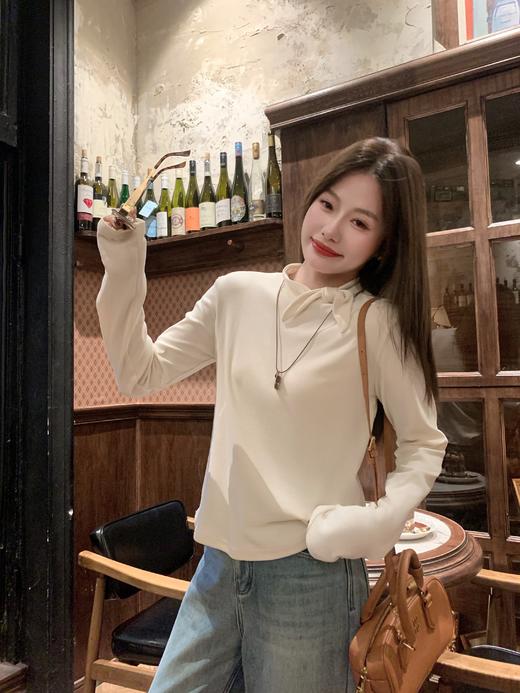 <曾小咸推荐>现货秒杀 ！微信超特价！蝴蝶结绑带加绒打底衫 日常129.99 立减60 秒杀69.99 毛毛外套  秒杀199.99！！ 商品图6