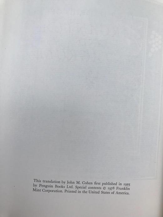 限量版！弗朗索瓦・拉伯雷《巨人传》 配插图 富兰克林图书馆豪华皮装本 商品图3