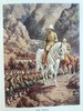 约20世纪早期 历史英雄故事集 8幅彩色与大量黑白文件插图 布脊精装18开 商品缩略图9