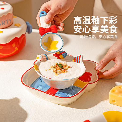 摩登主妇生日礼物女生送闺蜜漂亮餐具套装碗盘筷家用新婚乔迁礼盒 商品图3