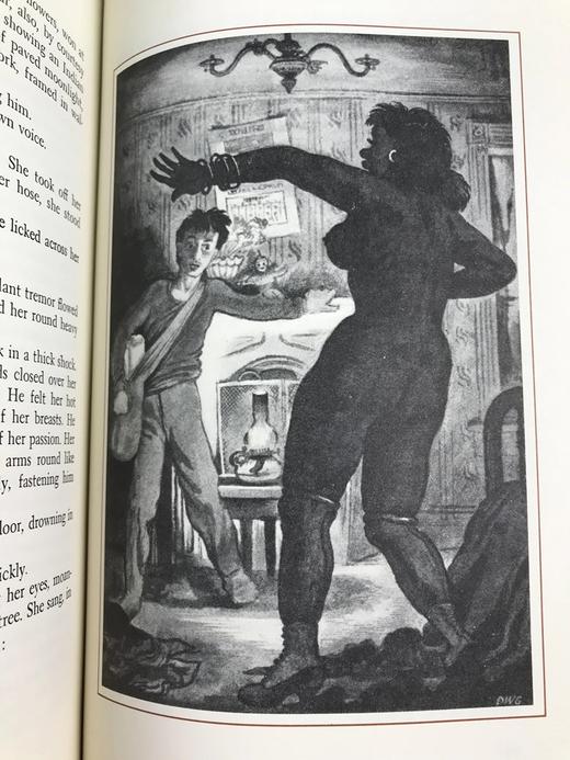 限量版！托马斯・沃尔夫《天使，望故乡》 配插图 富兰克林图书馆豪华皮装本 商品图10