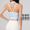 【限时秒】YOGACODE【火树银花系列】挂脖瑜伽内衣女夏季短款镂空美背健身内衣DWC116015 商品缩略图3