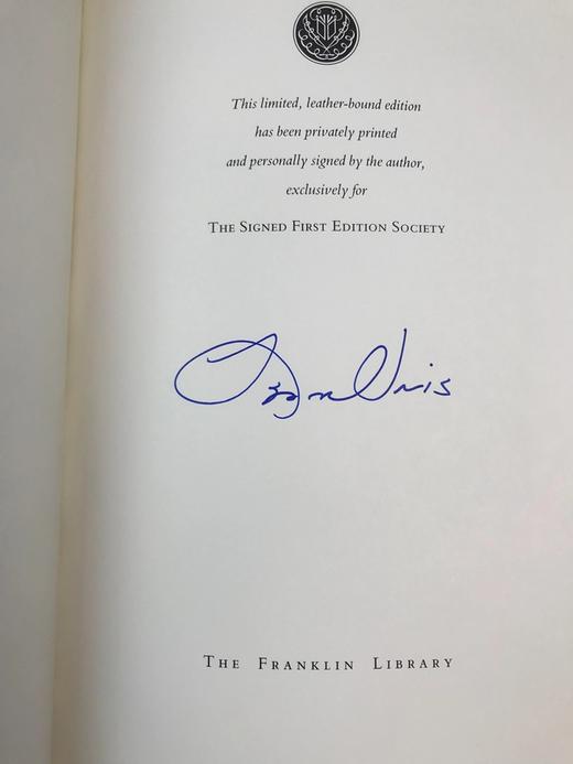 签名首版！利昂・尤里斯《救赎》 富兰克林图书馆豪华皮装本 商品图2