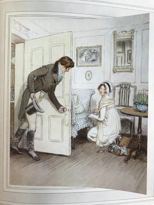 1901年 詹姆斯·巴里《名门街》 休·汤姆森22幅彩色手工贴图 漆布精装16开 商品图14