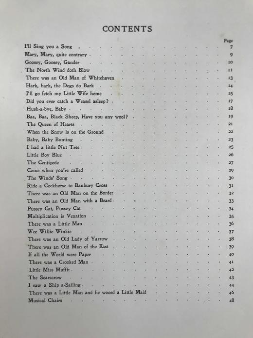 约20世纪早期 童谣乐谱集 阿历克斯·格赖恩精美插图 布脊精装16开 商品图5