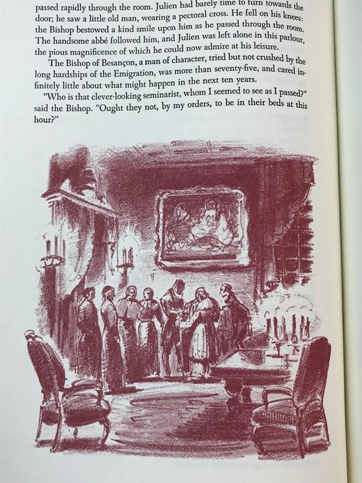 司汤达《红与黑》配多幅精美彩色插图 豪华皮装 商品图8