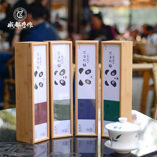 【年货礼盒G款：非遗茗茶】老伙记2026马年非遗茗茶礼盒 邛崃黑茶/蒲江绿茶/青城花茶/蒙顶甘露 四川春茶 精美礼盒包装 春节送礼礼品 员工公司福利 送礼倍有面 支持定制 商品图3