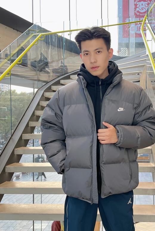 旗舰店同步耐克加绒连帽男女同款卫衣外套 商品图4