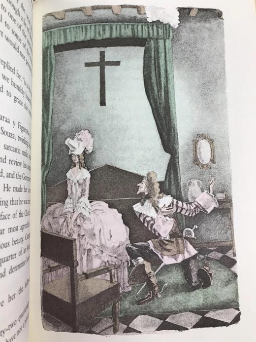 限量版！伏尔泰《老实人或乐观主义》 配插图 富兰克林图书馆豪华皮装本 商品图7