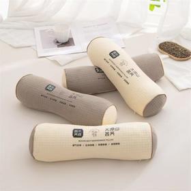 新款新品针织棉大凉山苦荞圆形颈椎护颈枕全荞麦壳腰枕头枕芯
