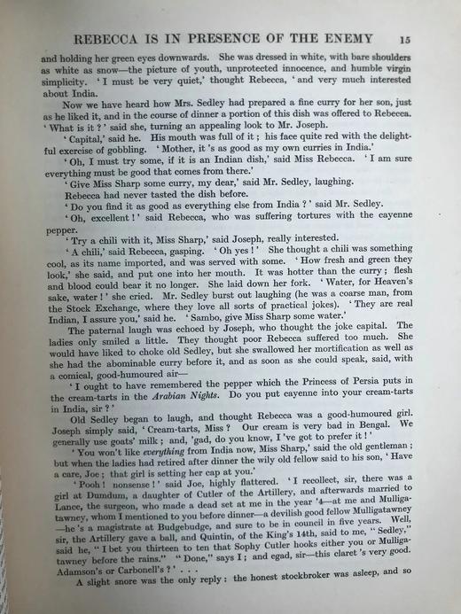 约20世纪早期 萨克雷《名利场》 刘易斯·鲍默20幅彩色手工贴图 漆布精装16开 商品图14