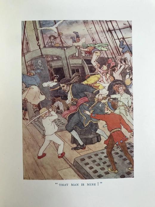 1930年 彼得·潘图画书  女画家Alice B. Woodward10余幅彩色手工贴图 漆布精装18开 商品图7