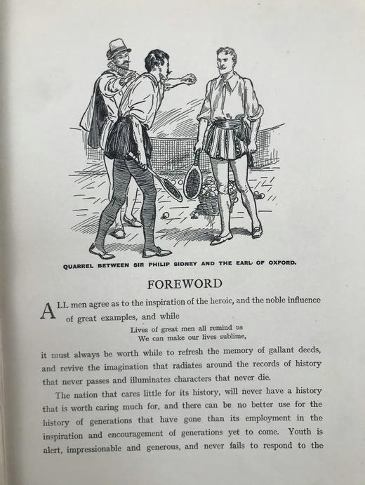 约20世纪早期 历史英雄故事集 8幅彩色与大量黑白文件插图 布脊精装18开 商品图6