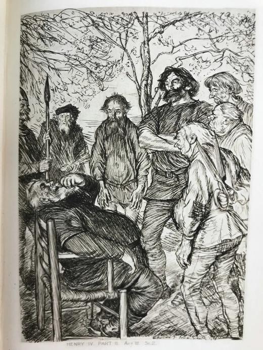 工坊特装本！1911年 莎士比亚历史剧与诗歌集 配插图 真皮精装32开 商品图7