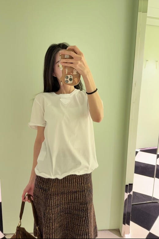 普拉达 春夏新款 经典款T恤 (KX*MM) 商品图3