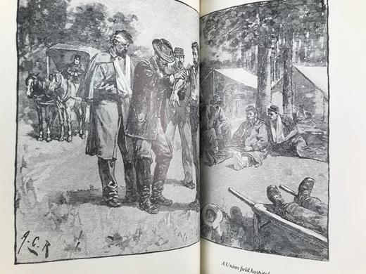 限量版！斯蒂芬・克莱恩《红色英勇勋章》 配插图 富兰克林图书馆豪华皮装本 商品图9