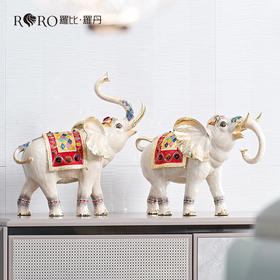 【彼达思】 吉祥平安 大象摆件商务送礼家居玄关
