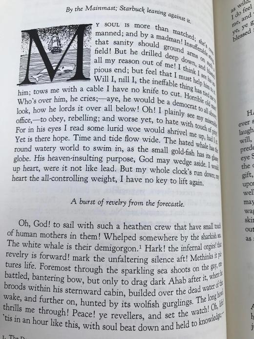 限量版！含藏书票 赫尔曼・梅尔维尔《白鲸》 配插图 富兰克林图书馆豪华皮装本 商品图8