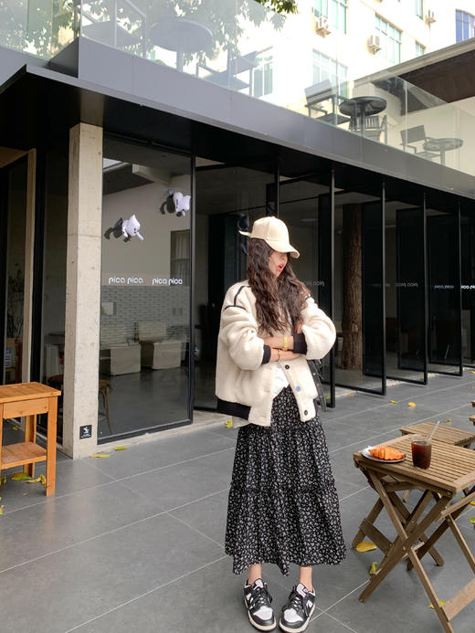 <曾小咸推荐>现货秒杀 ！微信超特价！ 羊羔毛棒球服外套 日常299.99 立减150 秒杀149.99！！ 商品图14