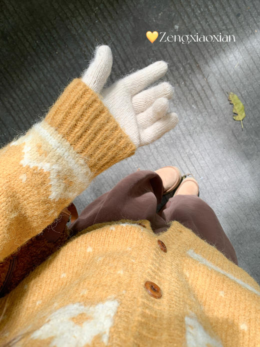 <曾小咸推荐>现货秒杀 ！微信超特价！韩系提花开衫毛衣 日常239.99 立减140 秒杀99.99！！ 商品图13