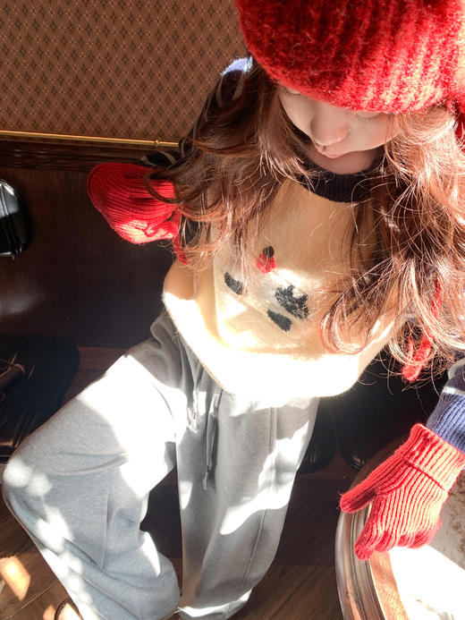 <曾小咸推荐>现货秒杀 ！微信超特价！韩系拼接条纹毛衣 日常189.99 立减100 秒杀89.99！！ 商品图10