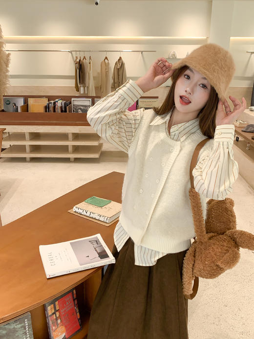 <曾小咸推荐>现货秒杀 ！微信超特价！百搭针织马甲背心 日常169.99 立减80 秒杀89.99！！ 商品图12