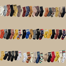 【48元12双】女袜/学生袜短筒/中筒袜子四季棉袜【孤品/样品袜子】