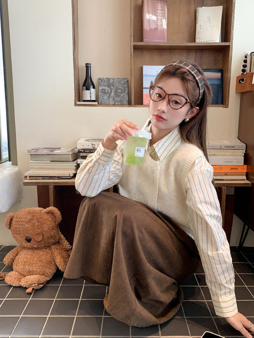 <曾小咸推荐>现货秒杀 ！微信超特价！百搭针织马甲背心 日常169.99 立减80 秒杀89.99！！ 商品图5