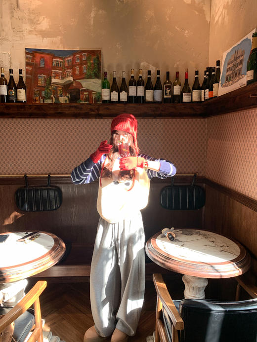 <曾小咸推荐>现货秒杀 ！微信超特价！韩系拼接条纹毛衣 日常189.99 立减100 秒杀89.99！！ 商品图7