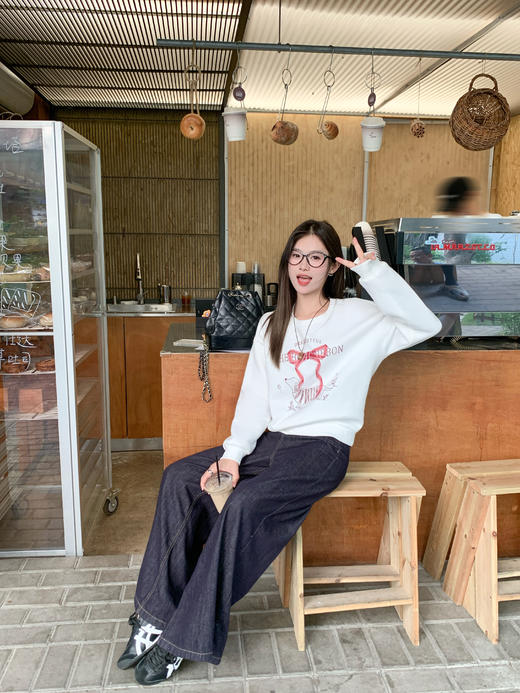 <曾小咸推荐>现货秒杀 ！微信超特价！蝴蝶结加绒卫衣 日常169.99 立减90 秒杀79.99！！ 商品图7