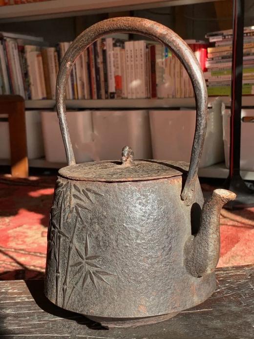 雅竹纹茶道提梁烧水铁壶，顺丰包邮 商品图2