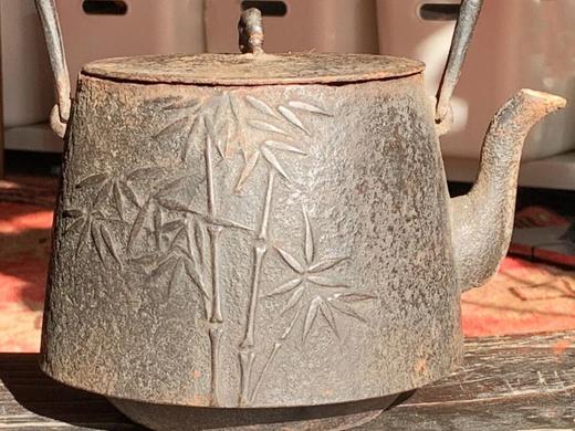 雅竹纹茶道提梁烧水铁壶，顺丰包邮 商品图9