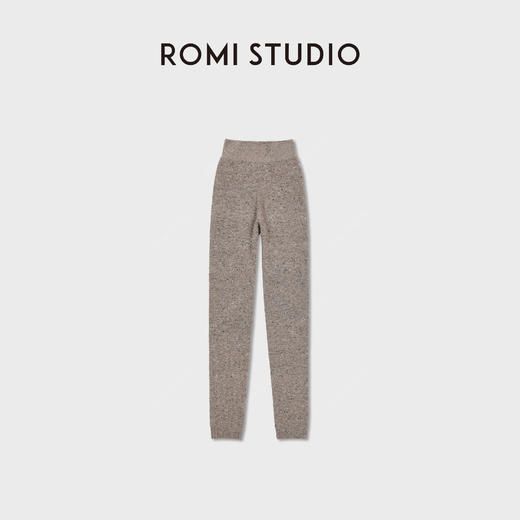 ROMI STUDIO“无缝工艺”羊毛混纺彩点加厚束脚打底裤 RWDSPT1632 商品图0