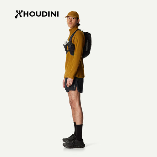 HOUDINI胡丁尼Pace Flow疾速男网眼透气立领抓绒衣外套 830047 商品图2