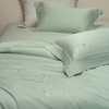 鎏金澳棉四件套 春樱漱雪（奶白绿） 商品缩略图6