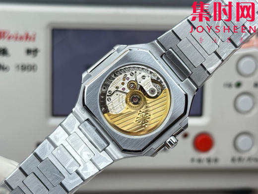 PP+百达翡丽 方形鹦鹉螺 新系列CUBITUS 5821男士腕表 深蓝牛仔 商品图7