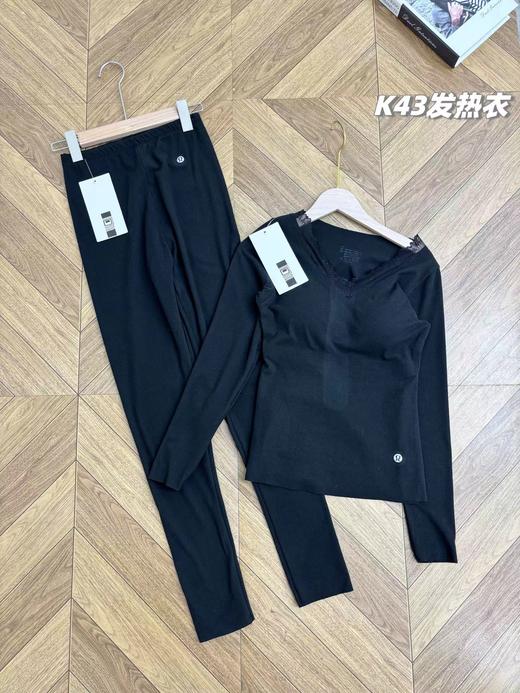 D123007冬季新款女士羊绒蚕丝发热衣套装免穿内衣 商品图10