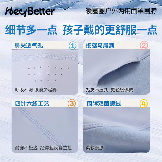 【HeyBetter】户外两用面罩围脖 商品图2