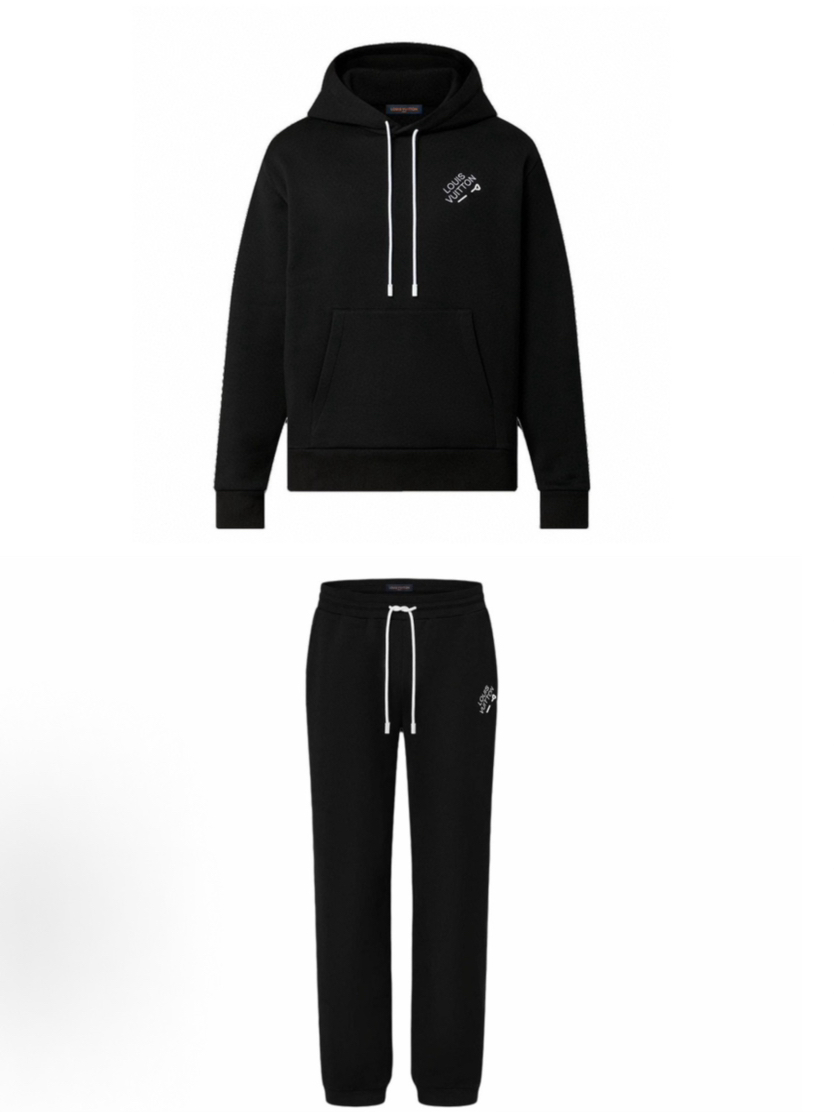 L-H 别针连帽卫衣/卫裤