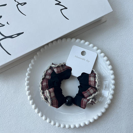 格纹毛边超柔皮筋-纪念日百货门店同款168643704 商品图3