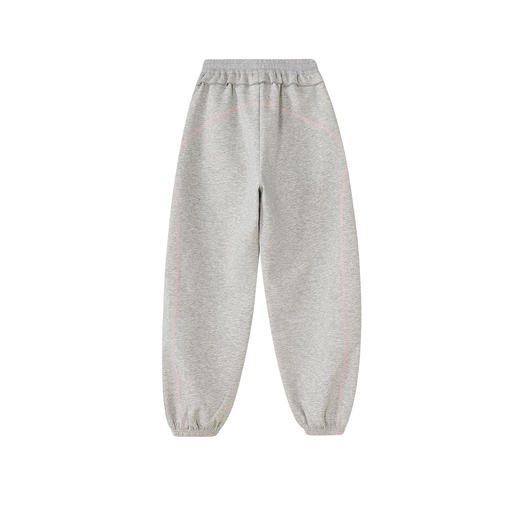 笛莎Deesha 童装女童裤子2026春新款甜美粉标束脚裤 商品图4