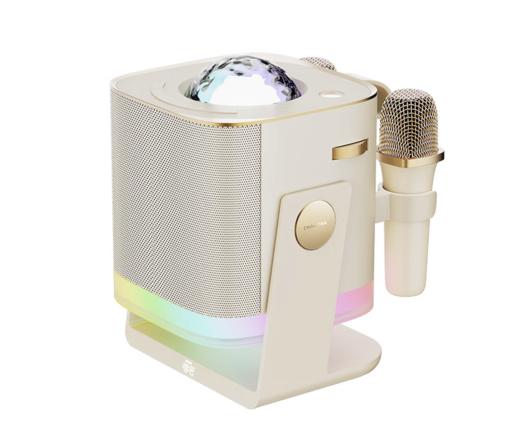 唱吧小巨蛋光音魔盒氛围K歌音箱N10 手机麦克风无线话筒蓝牙音响星空极光儿童投影氛围灯夜灯生日礼物 商品图0