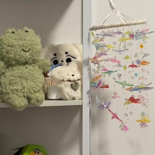【灵动飘逸❗️治愈与陪伴】新款小红书同款蝴蝶风铃手工diy材料包室内挂件送好朋友。jb 商品图3
