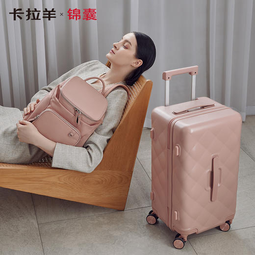 【通勤旅游必备】卡拉羊X锦囊COCO云朵防盗电脑双肩背包抑菌CN5495/L 商品图10