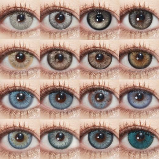 【合集】MyukiCon混血虹膜 COS美瞳 月华玄烛/陨石风暴/雪豹/天使冰蓝/曼波胶囊/蓝眼泪/极地冰川/忧郁西葫芦/北海银滩/无畏琥珀 萨菲罗斯/疯狂动物城/原神 仿生虹膜芭比感 日常通勤色系 商品图0