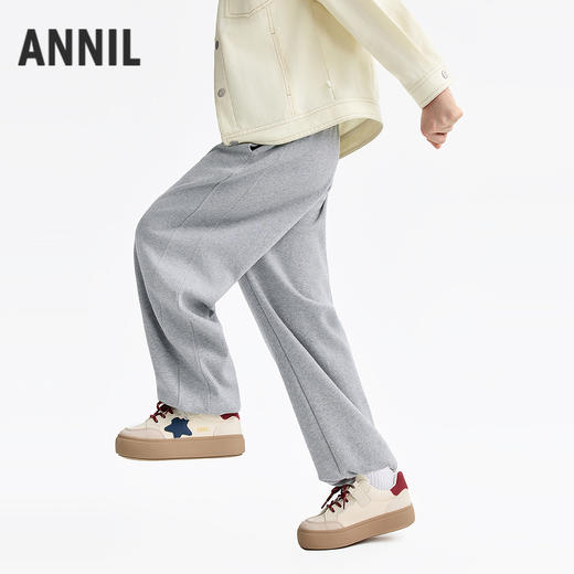 男童全腰针织单裤春季新款安奈儿童装EB616567 商品图2