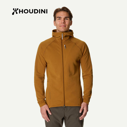 HOUDINI胡丁尼Aero Houdi航天户外男轻薄连帽抓绒衣外套 830036 商品图3