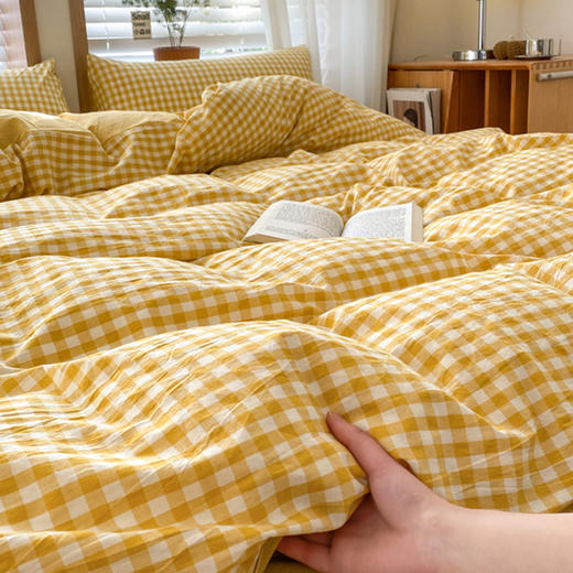 【清仓99元起】全棉色织水洗棉四件套 春夏纯棉套件【不支持退换货】 商品图13