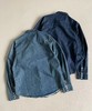 D123008传统美式工装风男士商务休闲牛仔衬衫 商品缩略图1